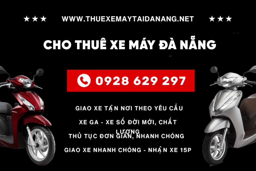 Dịch vụ cho thuê xe máy tại Đà Nẵng
