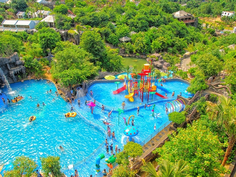 Công viên Núi Thần Tài từ trên cao