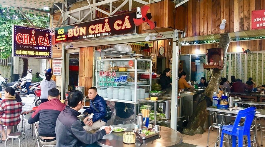 Bún chả cá Bà Phiến