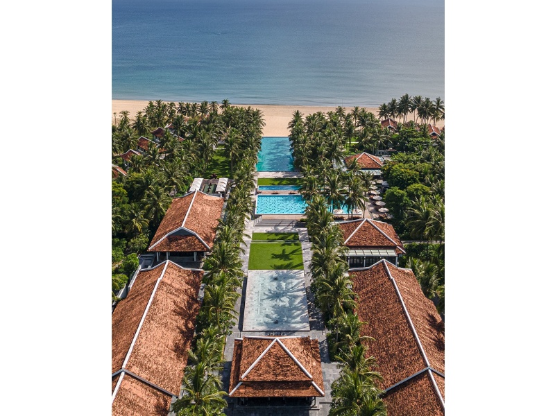 Khuôn viên ở Victoria Hoi An Beach Resort & Spa