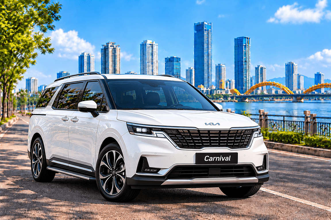 thue xe KIA Carnival tu tai da nang
