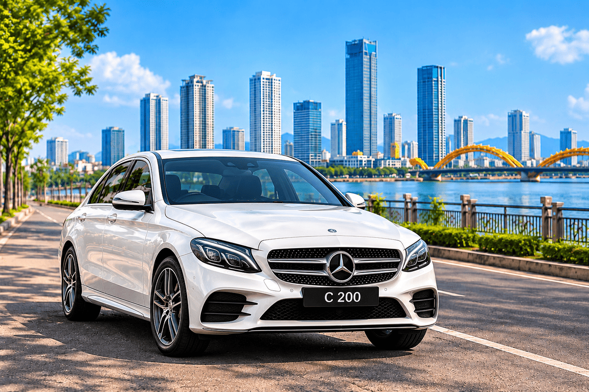 thue xe Mercedes C200 tu lai da nang