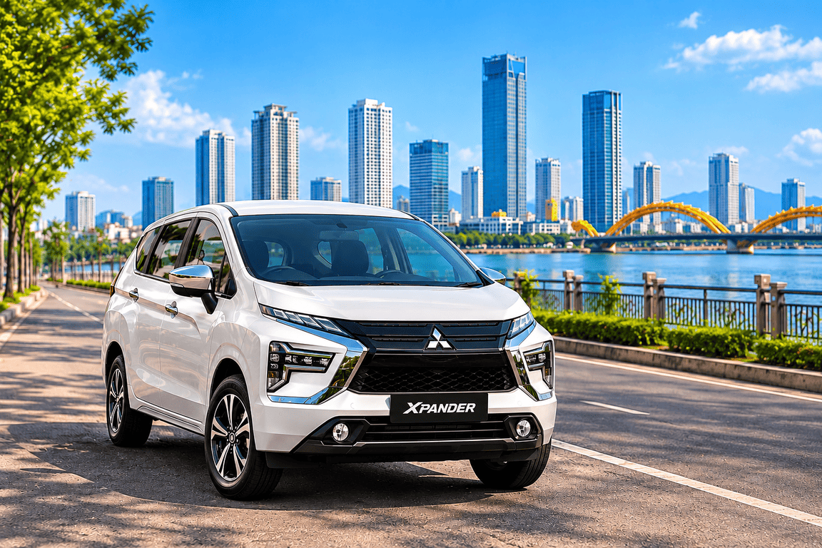 thue xe Mitsubishi Xpander tu lai tai da nang