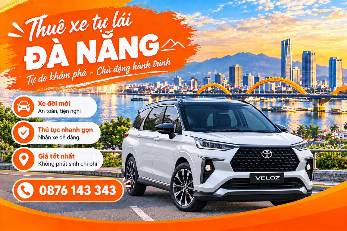 thue xe Toyota Veloz tu lai tai da nang